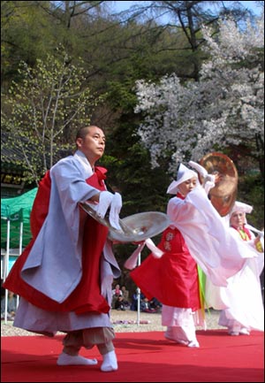 인천수륙제공연모습. 